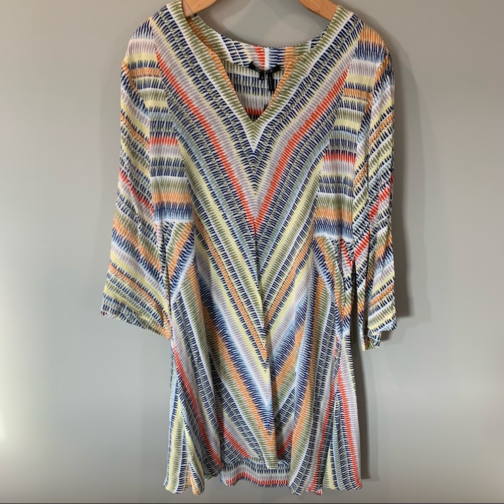 Nic + Zoe Chevron Printed Tunic
